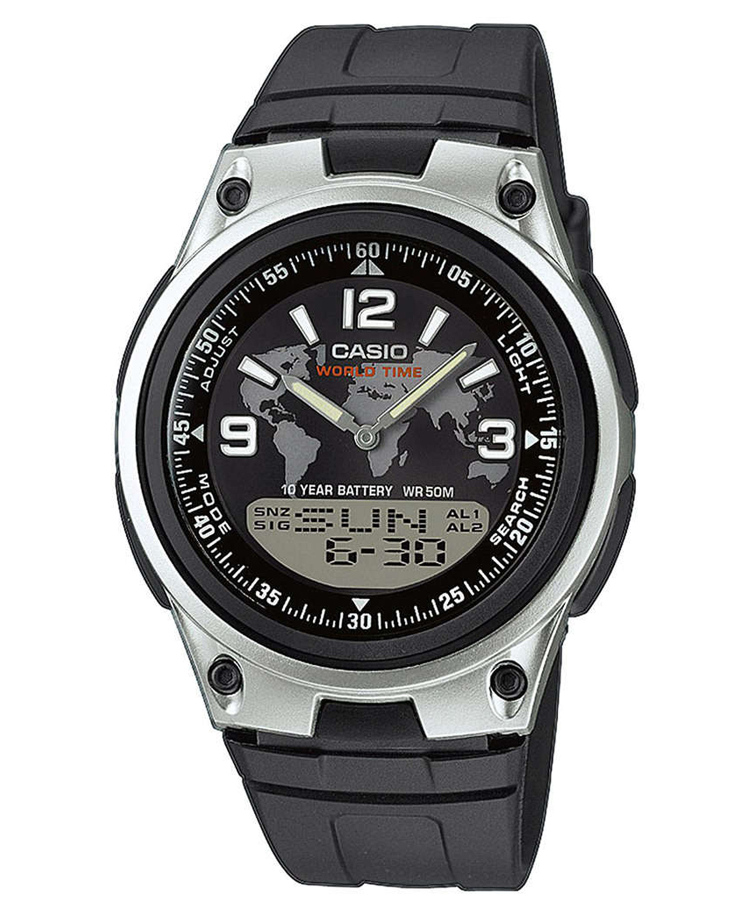ساعت مردانه کاسیو ، زیرمجموعه Standard, کد AW-80-1A2VDF
