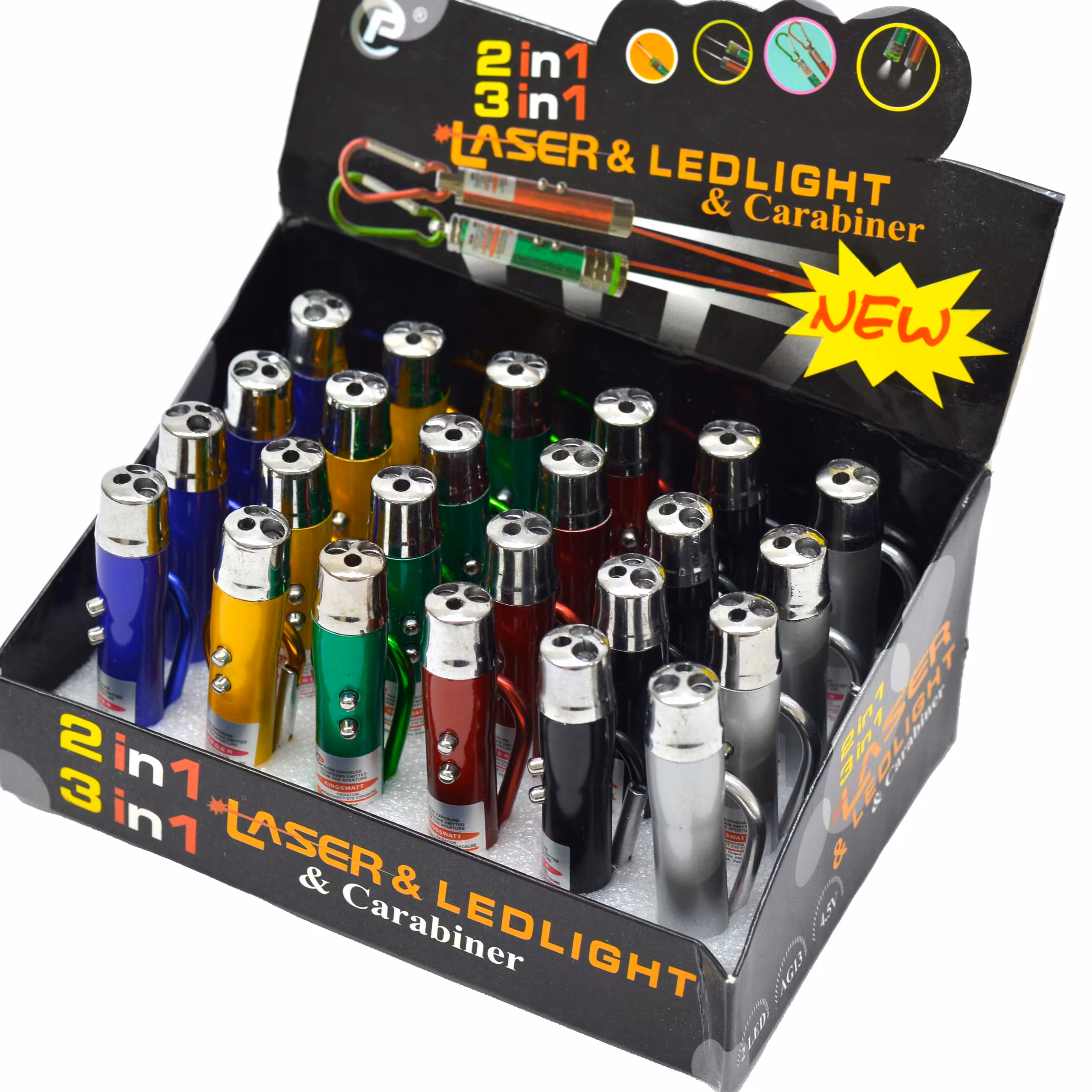 لیزر 3کاره بهمراه باتری پک 24 عددی 