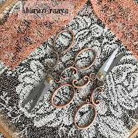 قیچی استیل ِ رنگ ثابت  با تیغه های بسیار تیز 