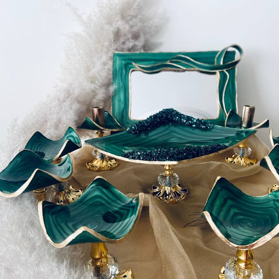 هفت سین رزینی زمرد