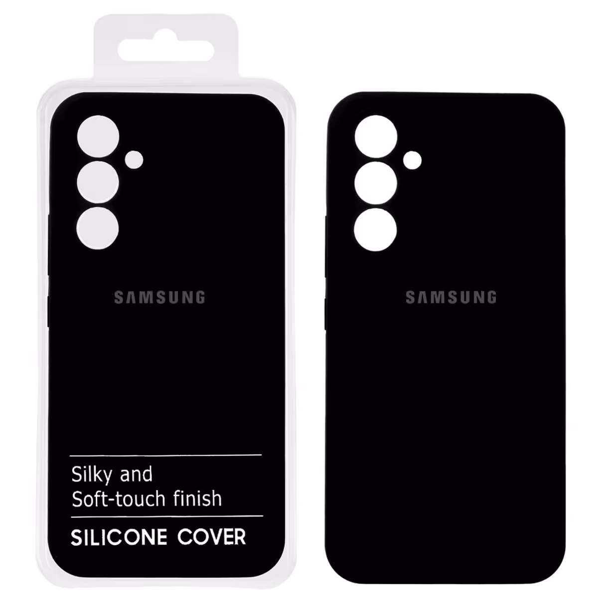 قاب سیلیکونی پاک کنی اورجینال درجه یک Samsung Galaxy A54 - مشکی (پک دار)