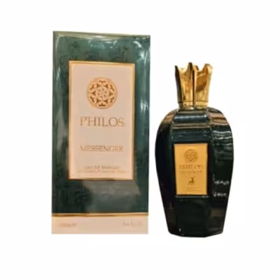 ادو پرفیوم زنانه مردانه الحمبرا مدل فیلوس مسنجر سبز حجم 100 میل