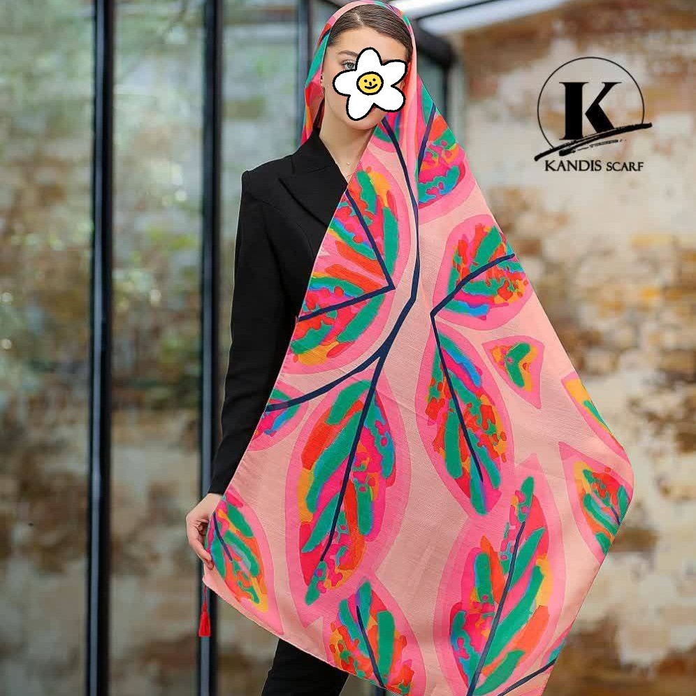 شال نخی طرحدار