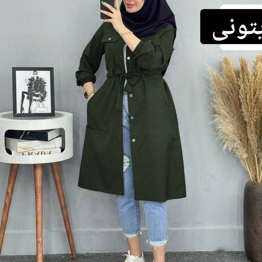 مانتو پاییزه میکرو بلند دلنشجویی