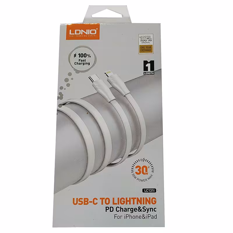 کابل شارژ Type-C to Lightning الدینیو LDNIO LC1311i