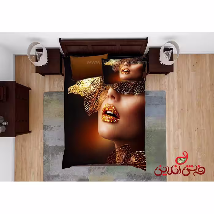 روتختی سه بعدی طرح چهره زن  کد 2887