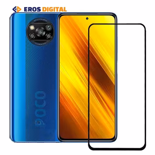 گلس تمام صفحه HD+ برای شیائومی Poco X3 / X3 NFC / X3 PRO