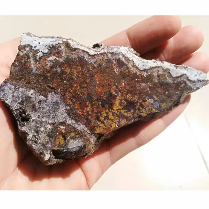 اسلایس سنگ راف عقیق شجر 7رنگ محشر شاهکار خلقت دیدنییییی کاملا طبیعی بی نظییییییر