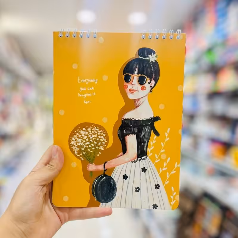 دفتر شطرنجی فانتزی از برند یاس آکام 