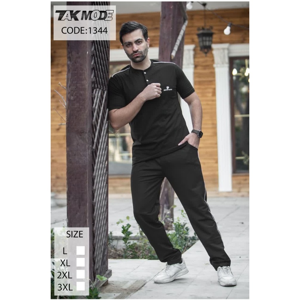 ست تیشرت و شلوار مردانه طرح p