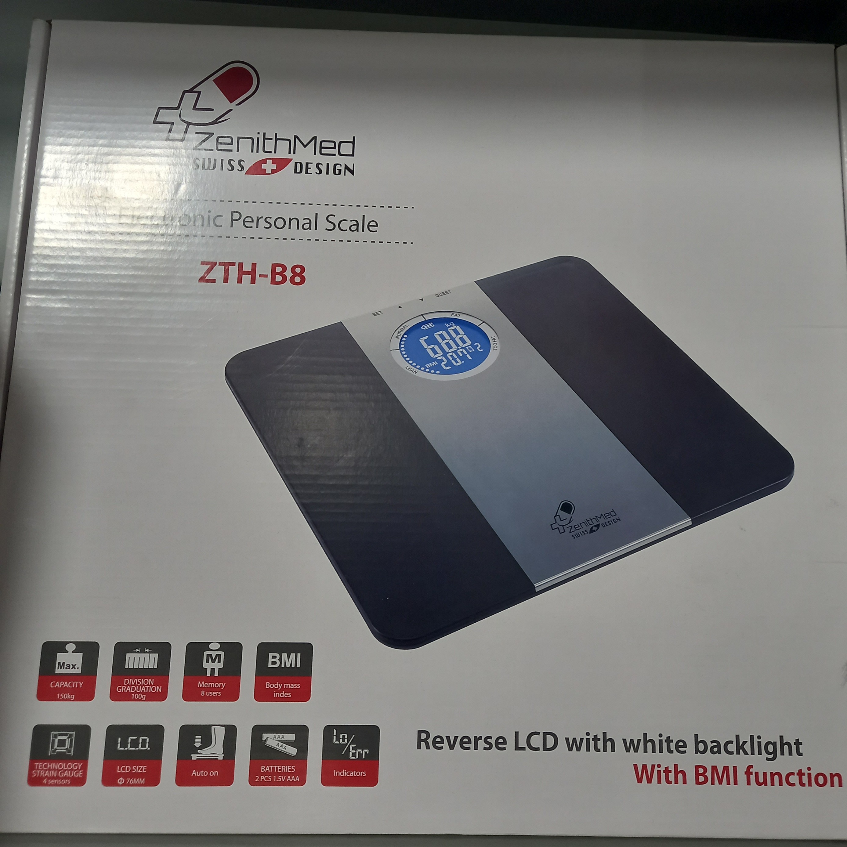 ترازو BMIدیجتال زنیت مد مدل ZTH-B8
