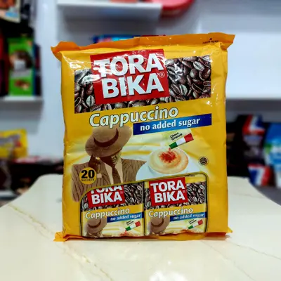 کاپوچینو تورابیکا رژیمی بدون شکر تورابیکا Torabika بسته 20 عددی کاپوچینوتورابیکارژیمی20عددی