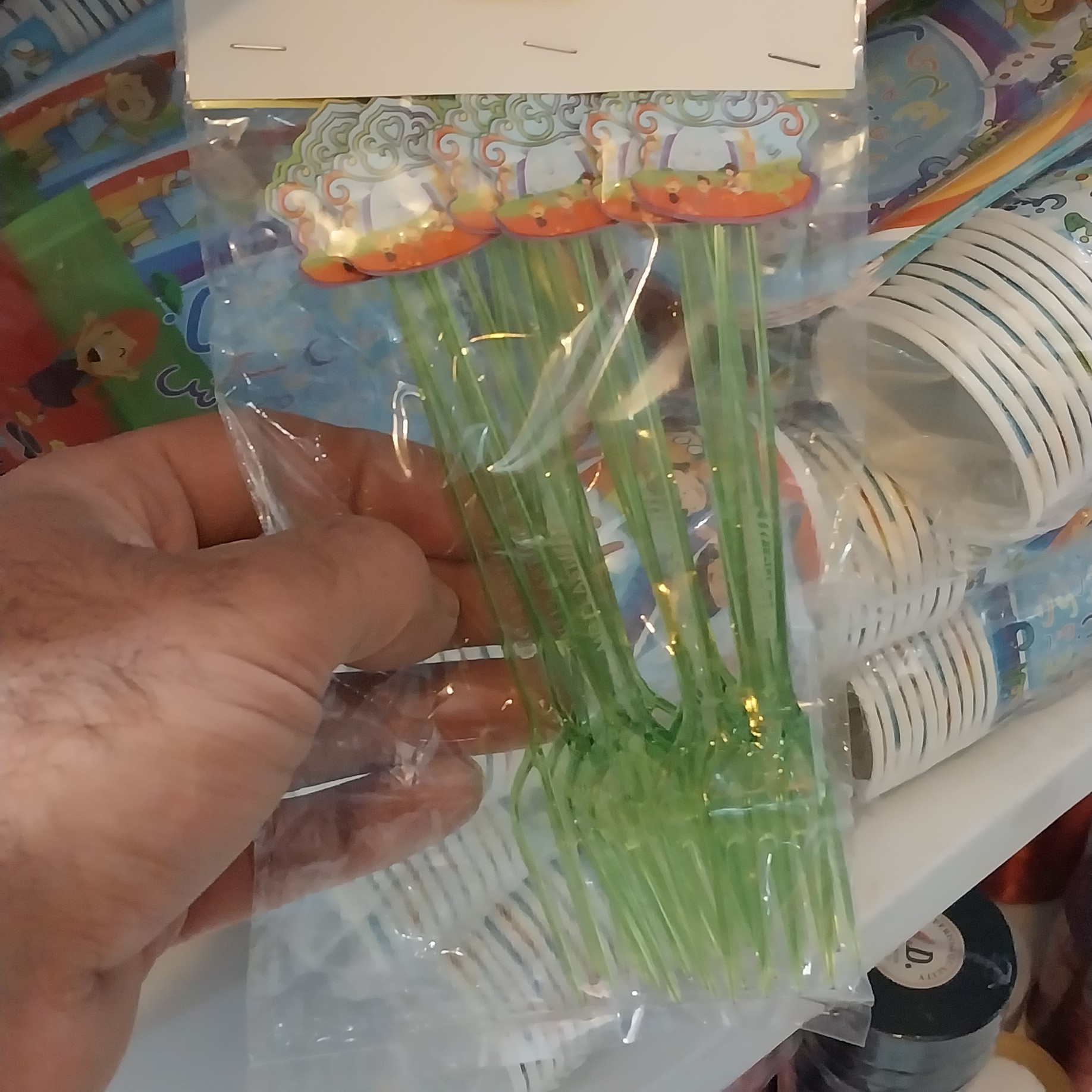 چنگال تم جشن الفبا 10 عددی