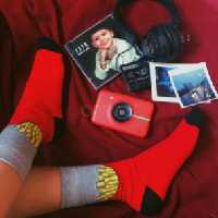 جوراب فرنچ فرایز ساقدار نخ پنبه فری سایز