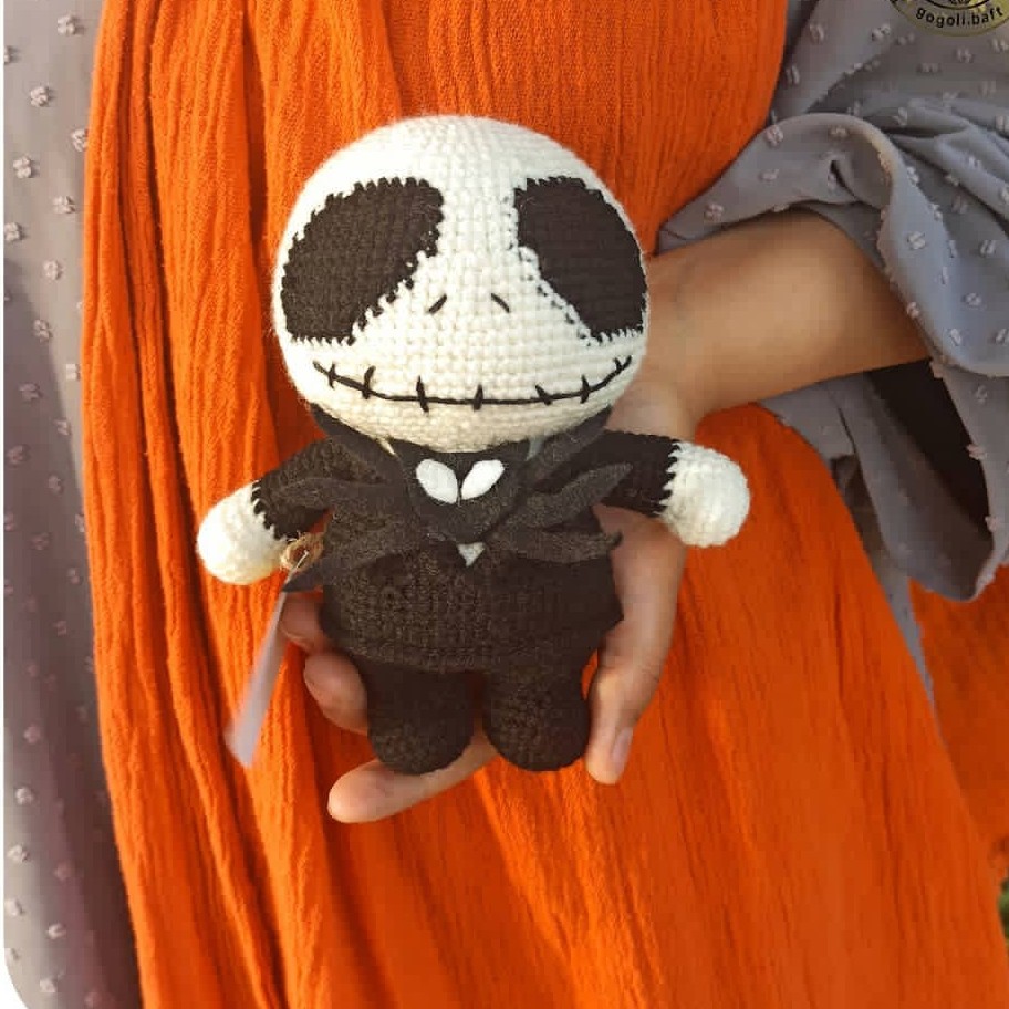 عروسک بافتنی جک اسکلینگتون