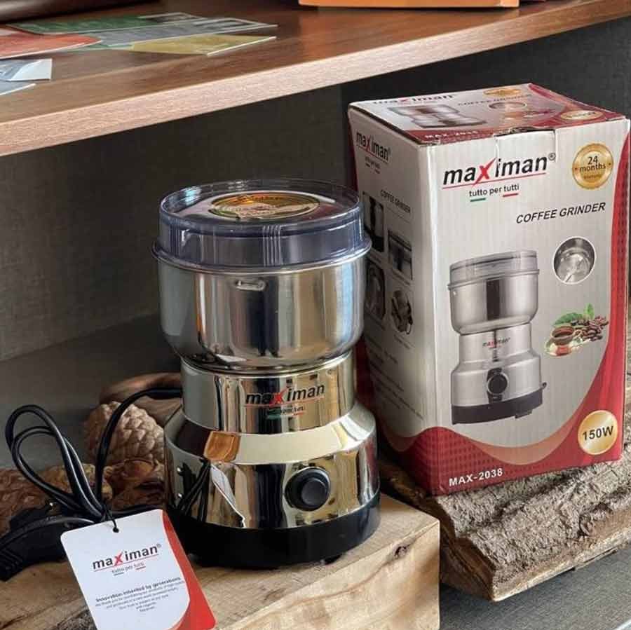 آسیاب برقی قهوه MAXIMAN مدل MAX-2038 مناسب برای قهوه و ادویه و ...