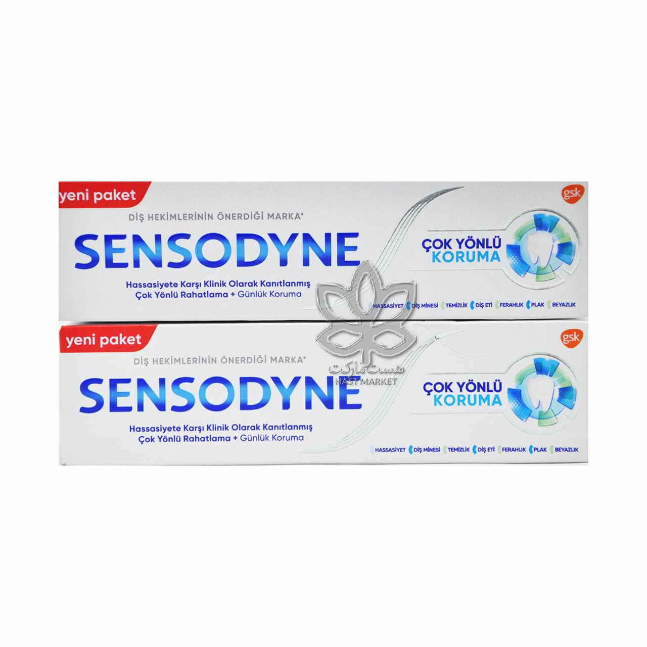 پک دوقلو خمیر دندان محافظت کننده همه جانبه سنسوداین – sensodyne