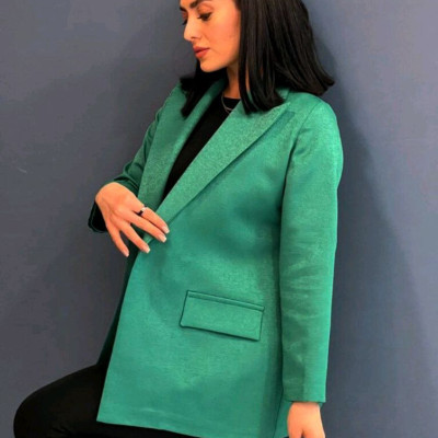 مانتو کتی زنانه کتان مدل 1235