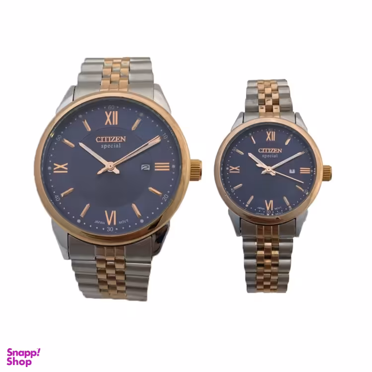 ست ساعت مچی عقربه ای زنانه و مردانه طرح سیتیزن مدل Special کد CitiS107334