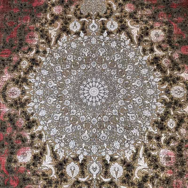 فرش 9 متری 1200 شانه بهشتی لاوین کد 1.00002