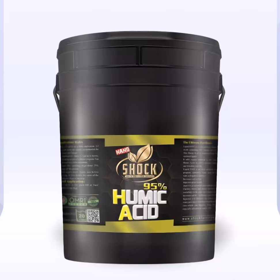 کود هیومیک اسید شوک امریکایی اصل 95 درصد مایع 20 لیتری