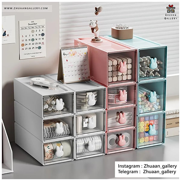 کشو تک نظم دهنده با دستگیره خرگوشی