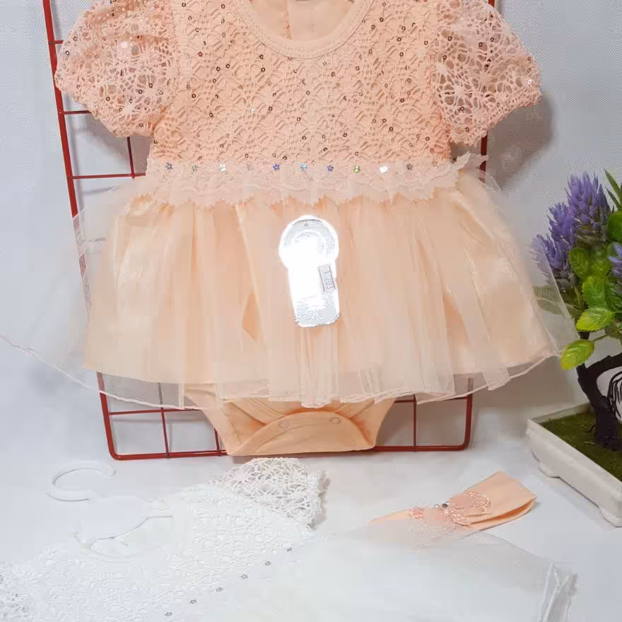 زیردکمه توردار دخترانه