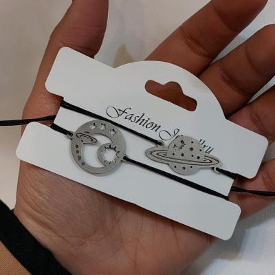 ست دستبند ست کاپلی ست دوستی استیل ست عاشقانه کهکشانی