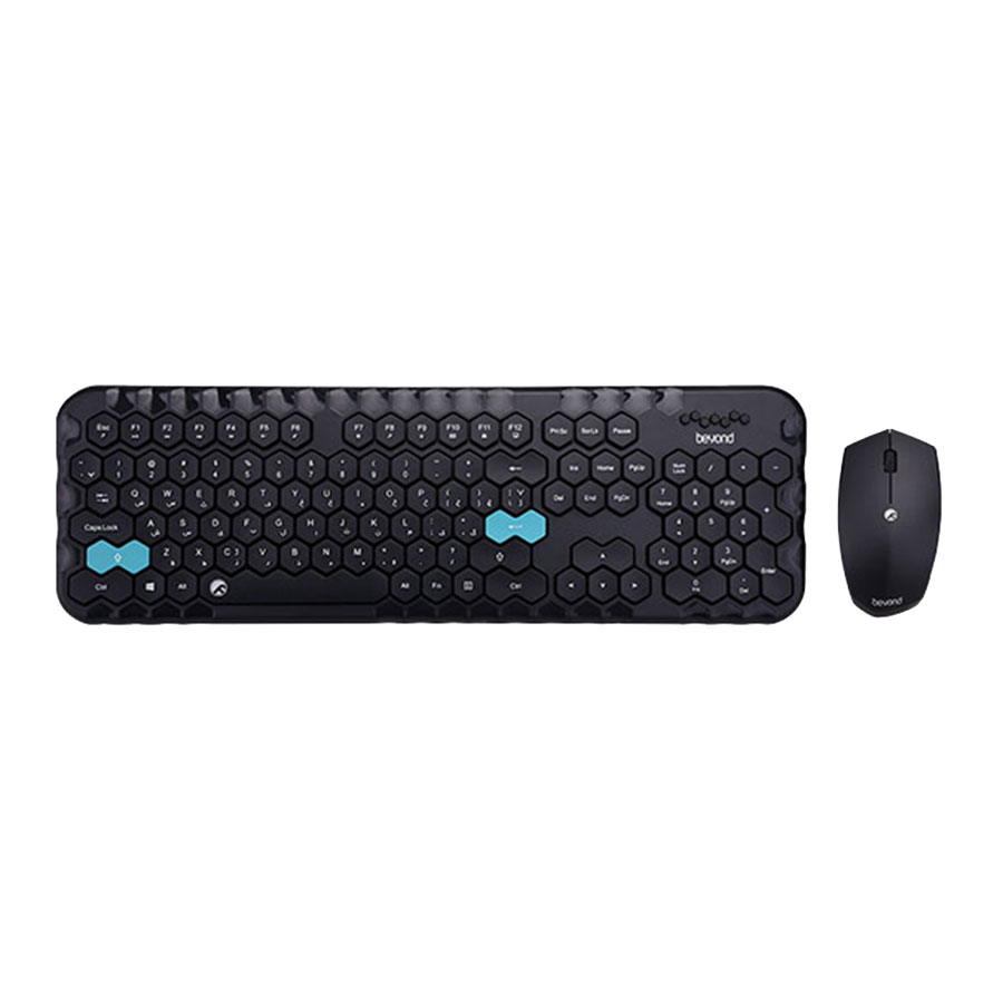 قیمت و خرید کیبورد و ماوس بیسیم بیاند مدل BMK-8300 RF | یاس ارتباط