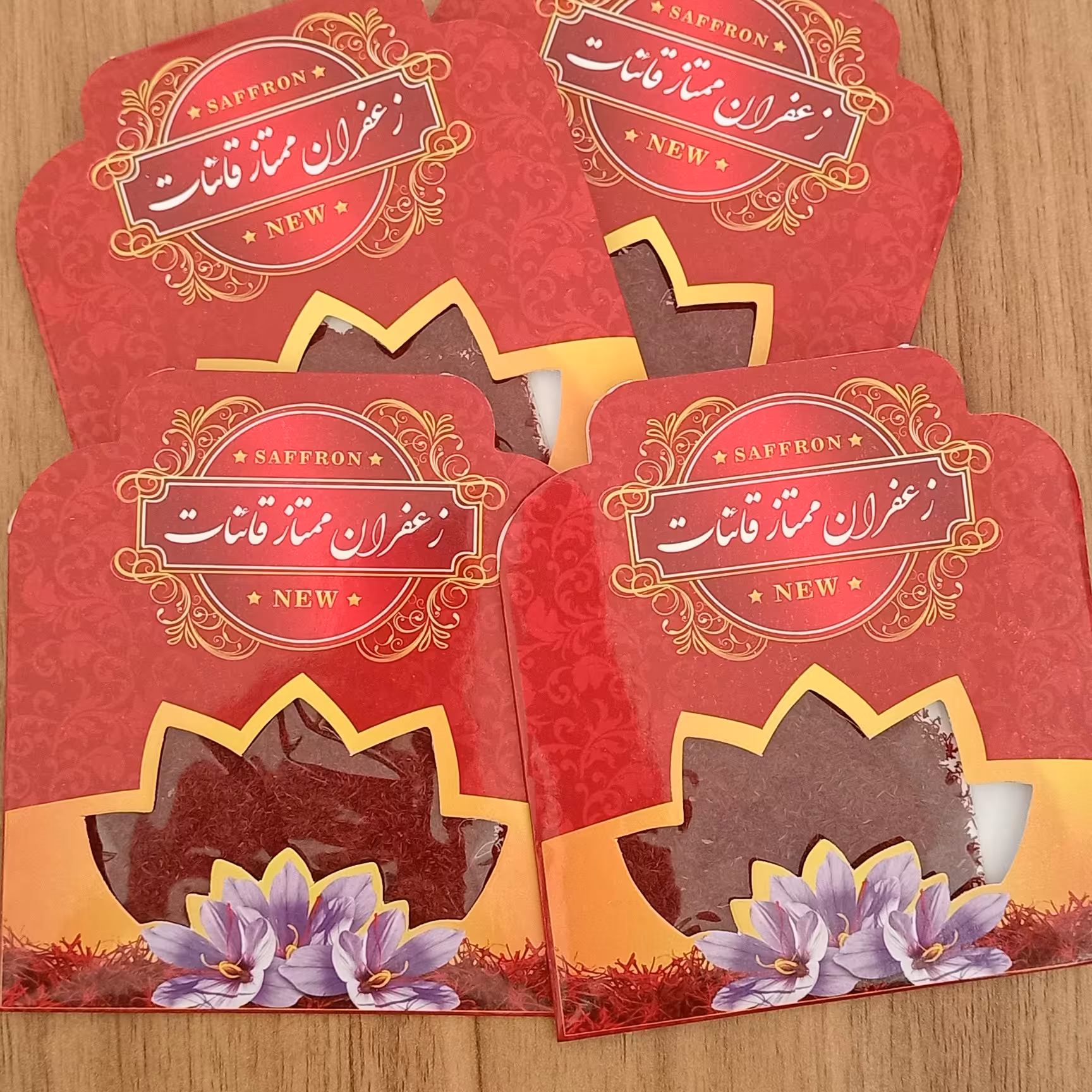 پک 4 عددی زعفران نرمه جمعا 20 گرم