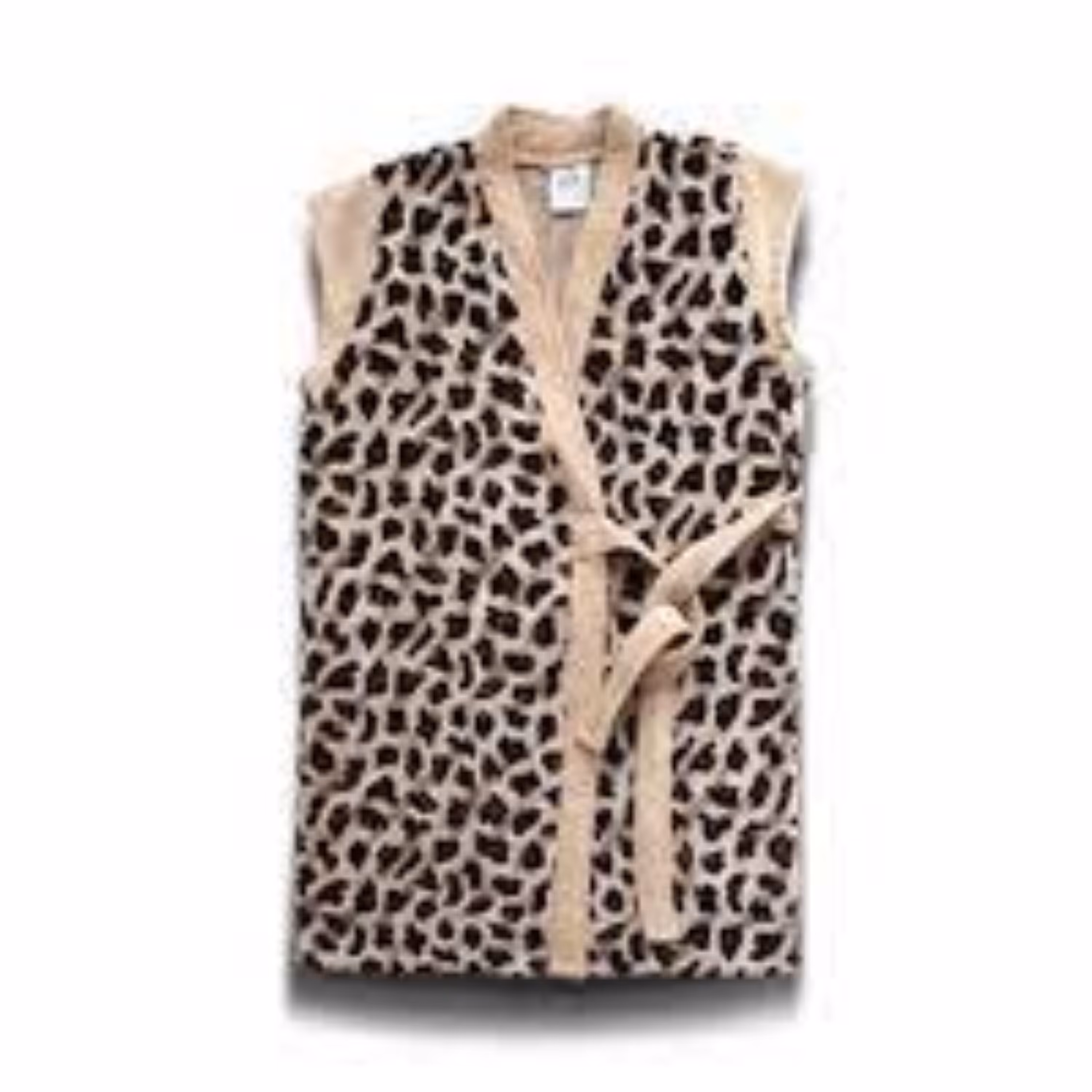 حوله آستین حلقه ای پودایران طرح پلنگی سایز آزاد (100درصد پنبه) ضدحساسیت و باکتری