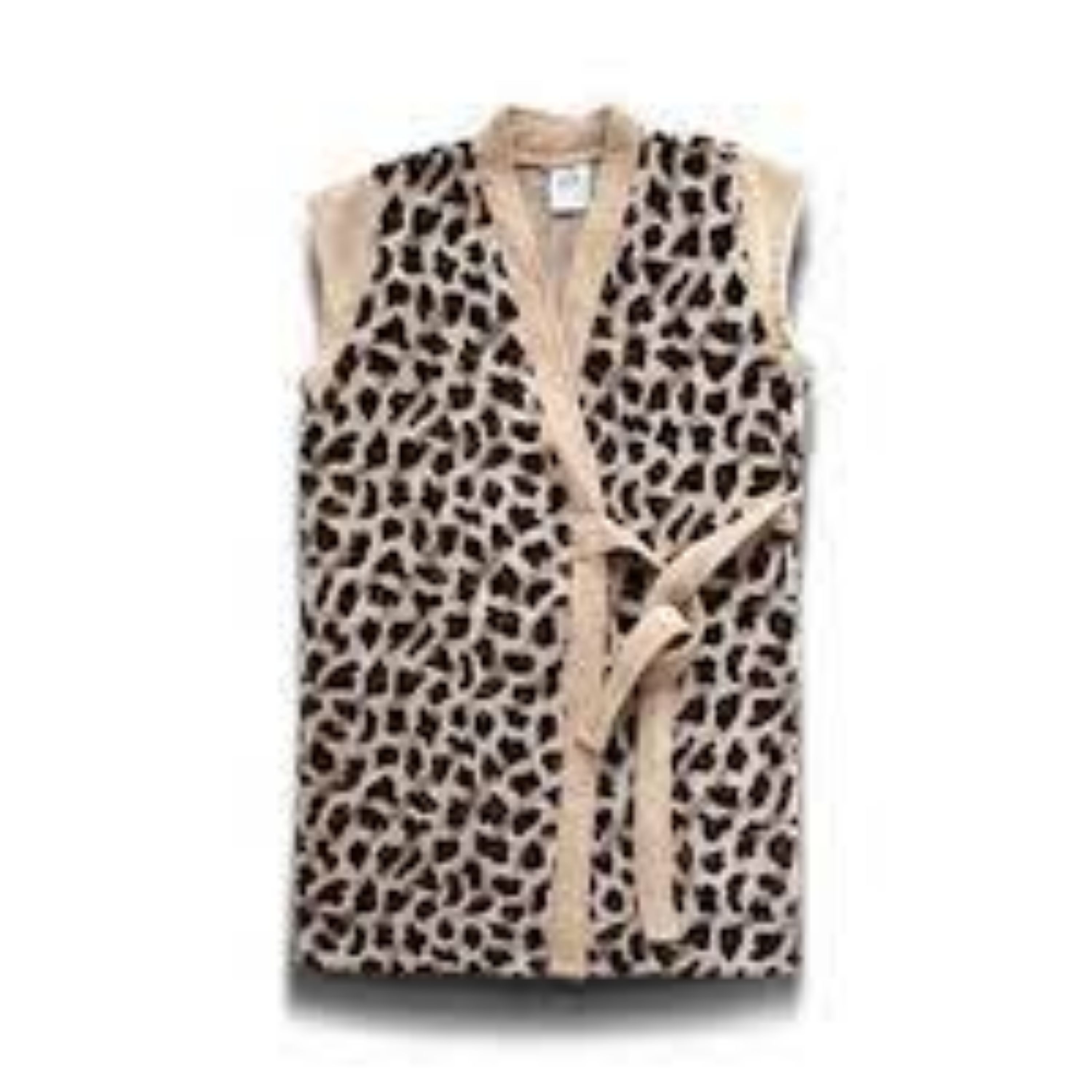 حوله آستین حلقه ای پودایران طرح پلنگی سایز آزاد (100درصد پنبه) ضدحساسیت و باکتری