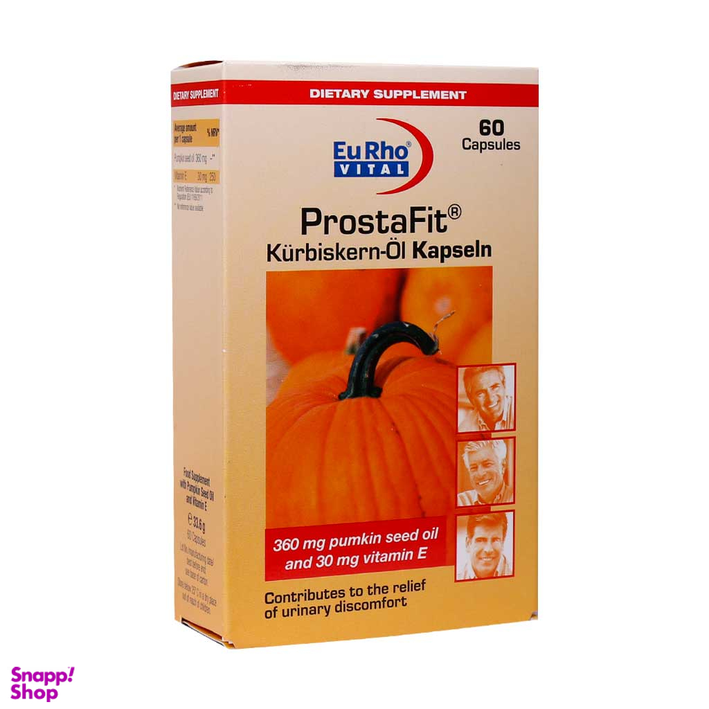 قرص مکمل پروستات پروستافیت (Prostafit) یوروویتال بسته 60 عددی