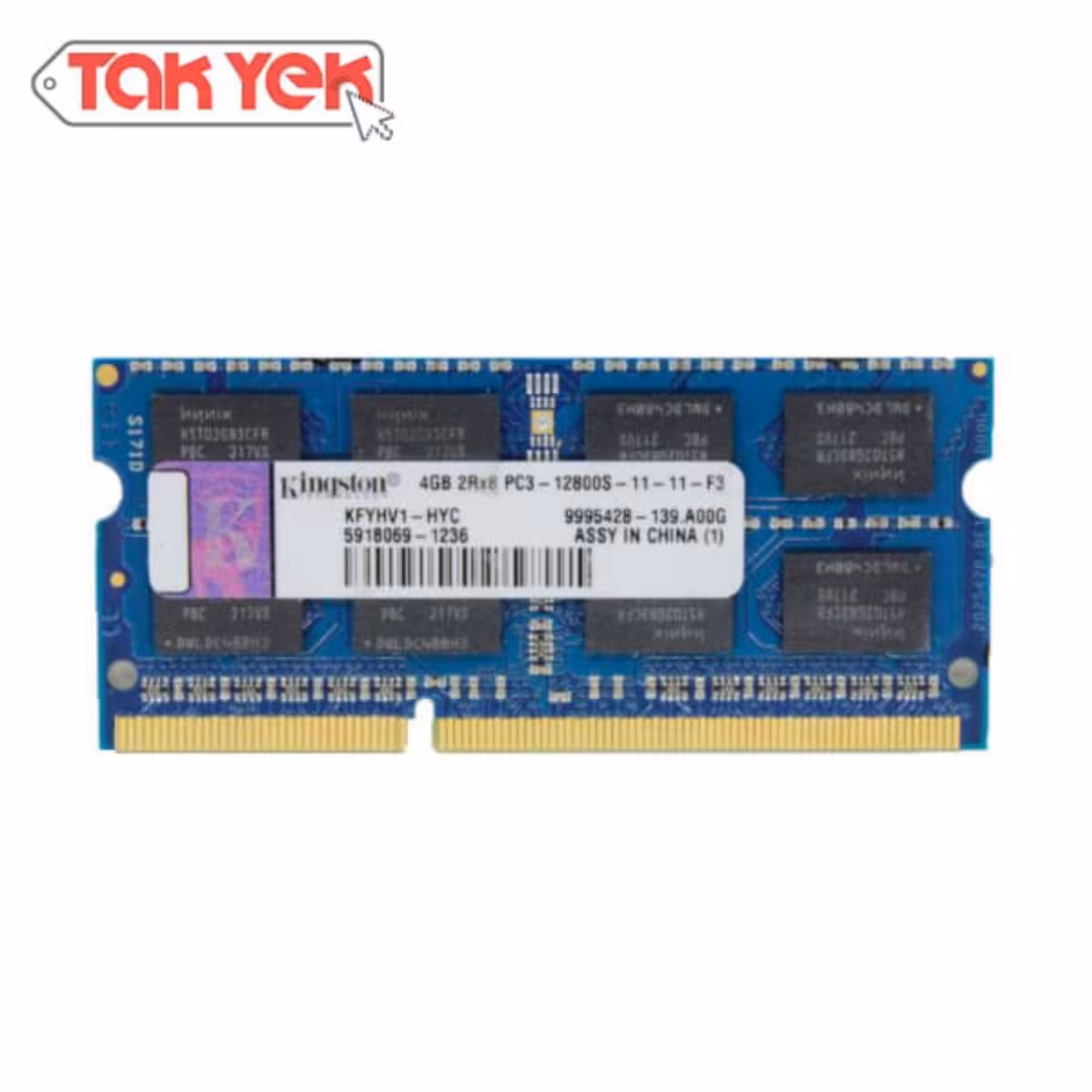 رم لپ تاپ کینگستون Kingston DDR3 4GB PC3 1600Mhz