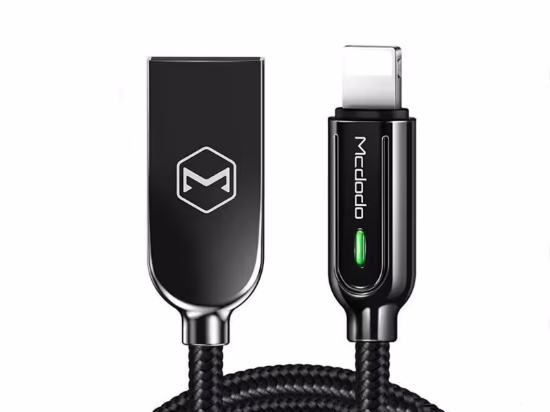کابل شارژ و انتقال داده لایتنینگ مک دودو Mcdodo CA-526 Auto Power Off Lightning Cable 1.2M