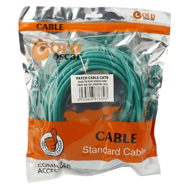 کابل شبکه Gold Oscar Cat6 10m