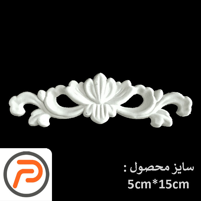 گل تزیینی طرح منبت pvc کد 113