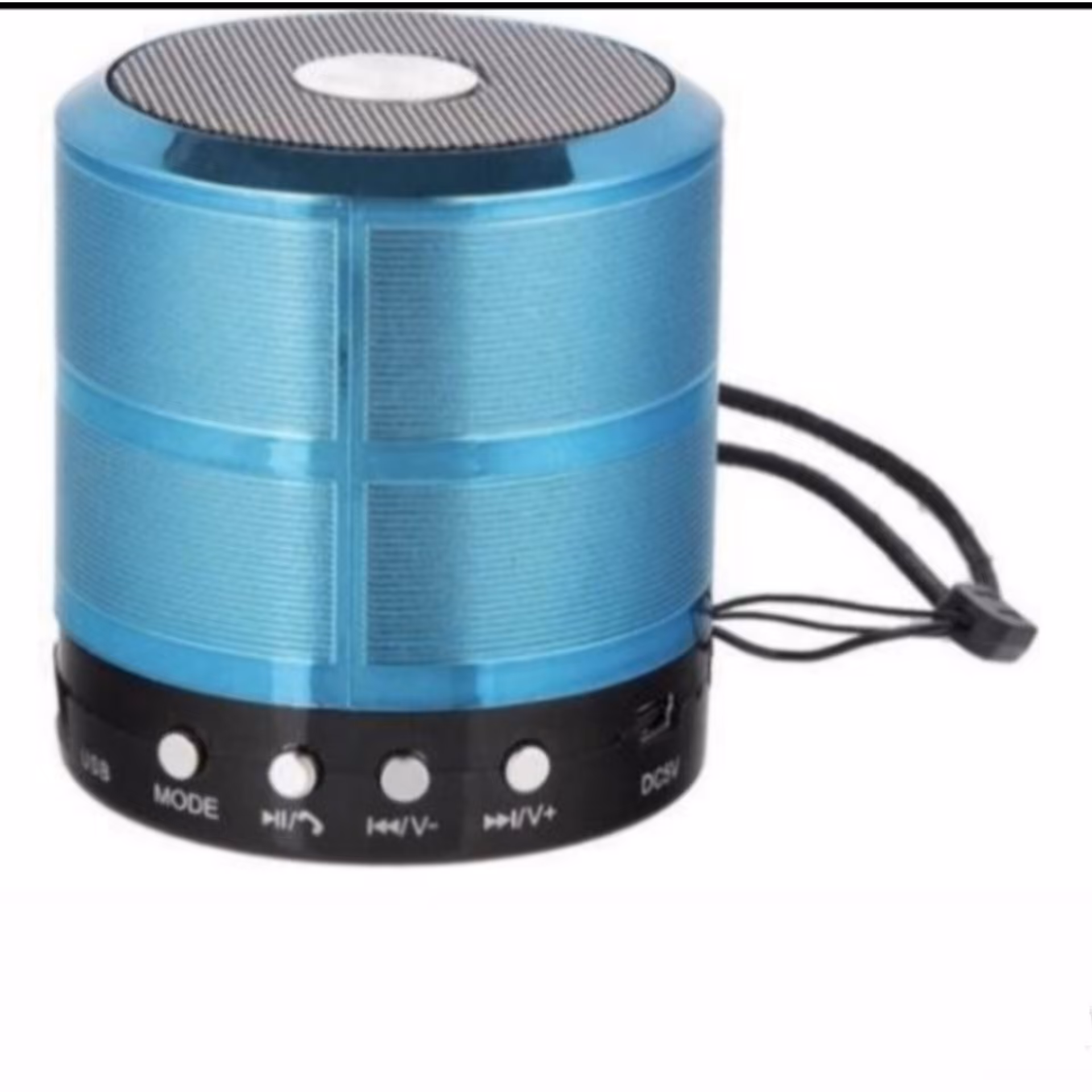 اسپیکر بلوتوثی رنگ آبی فلش خور