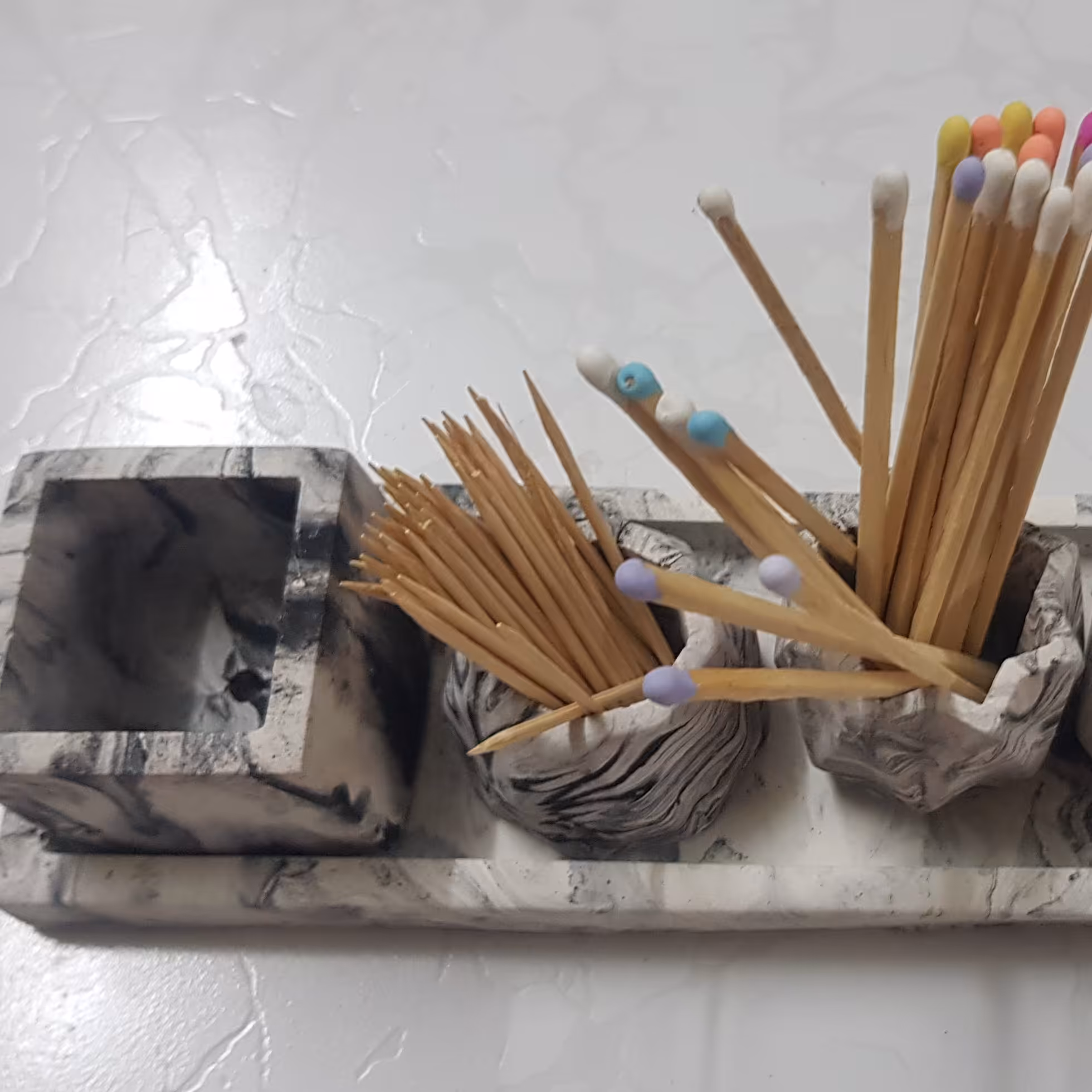 ست دکوری زیبا .جاشمعی .جاعودی .گلدان 