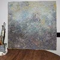 نقاشی اکرولیک روی بوم (سبک آبستره انتزاعی)