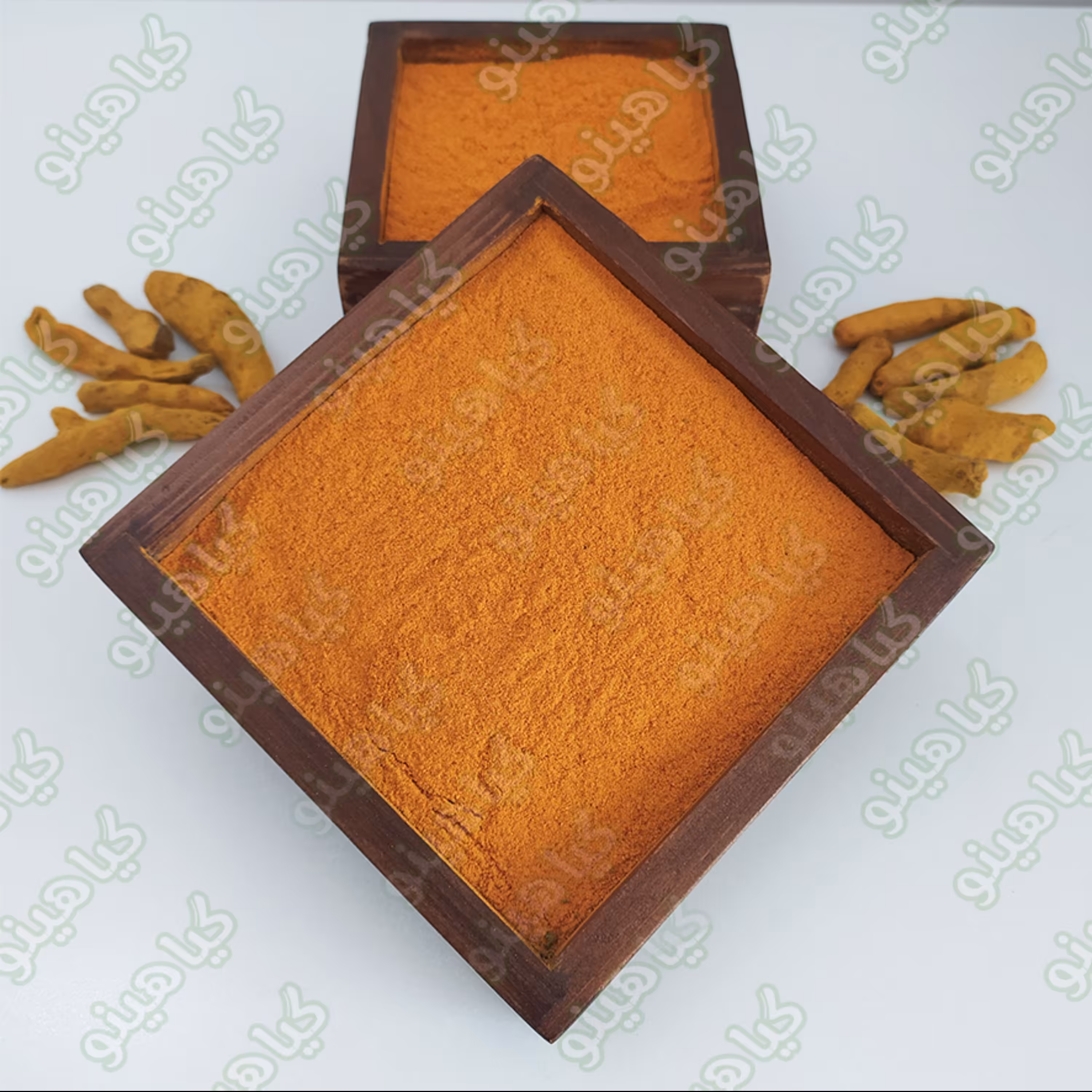 زردچوبه پودر 1 کیلویی خالص گیاهینو 