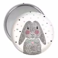 آینه جیبی خندالو طرح خرگوش کد 5161