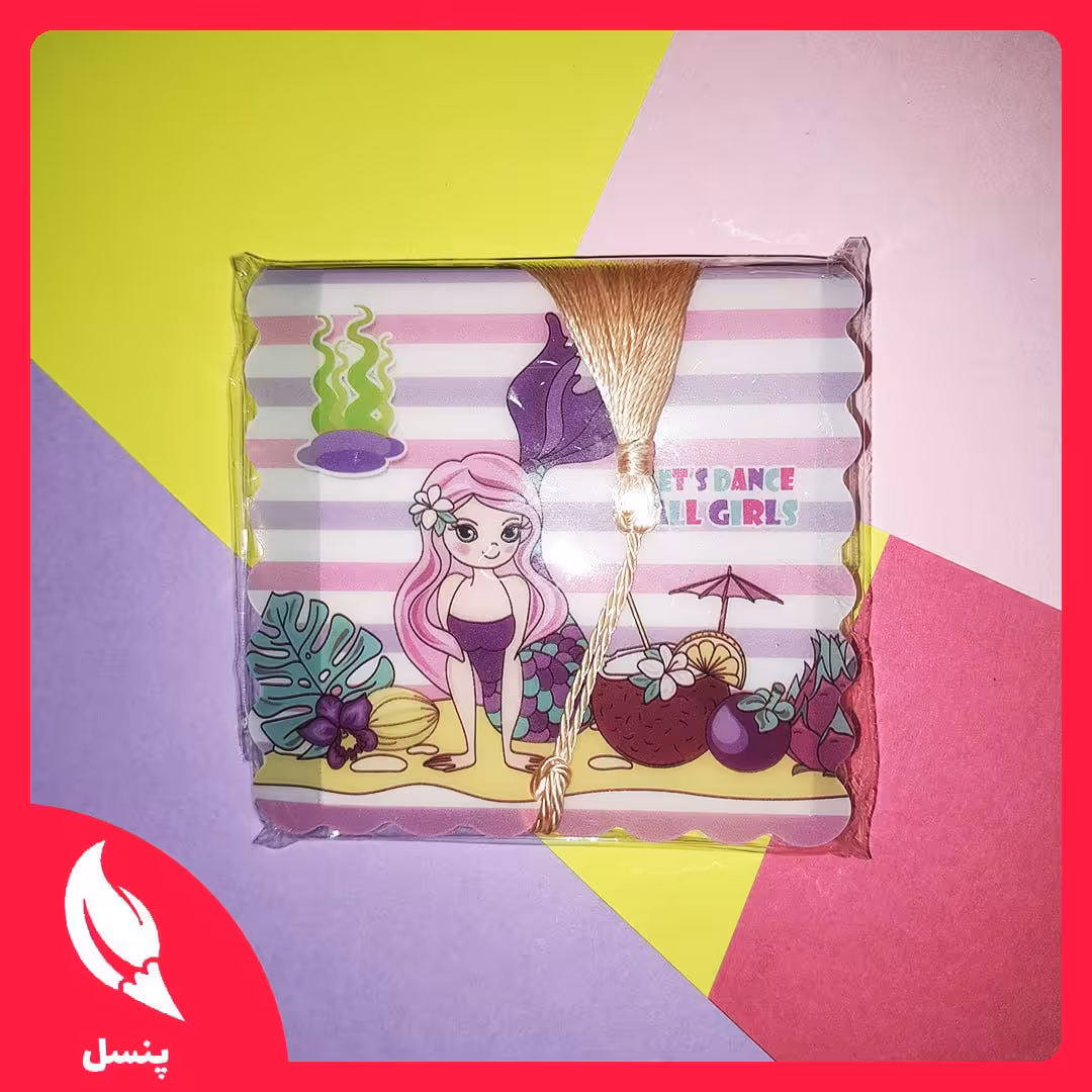 🧜‍♀️ دفترچه آونگ‌دار طرح پری دریایی 🧜‍♂️

