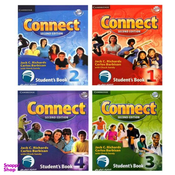 کتاب Connect اثر Chuck Sandy انتشارات دنیای زبان چهار جلدی