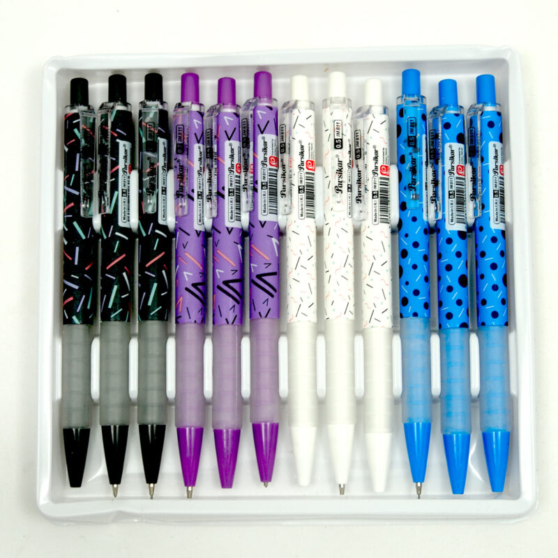 مداد نوکی 0.7 طرح دار JM802 سبز پارسیکار