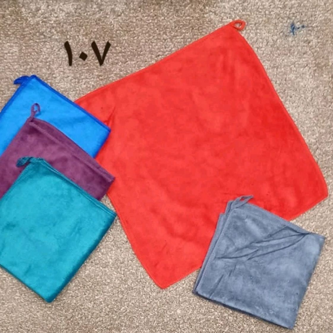 دستمال جادویی مایکروفایبر نانو 40در40 دررنگهای مختلف  