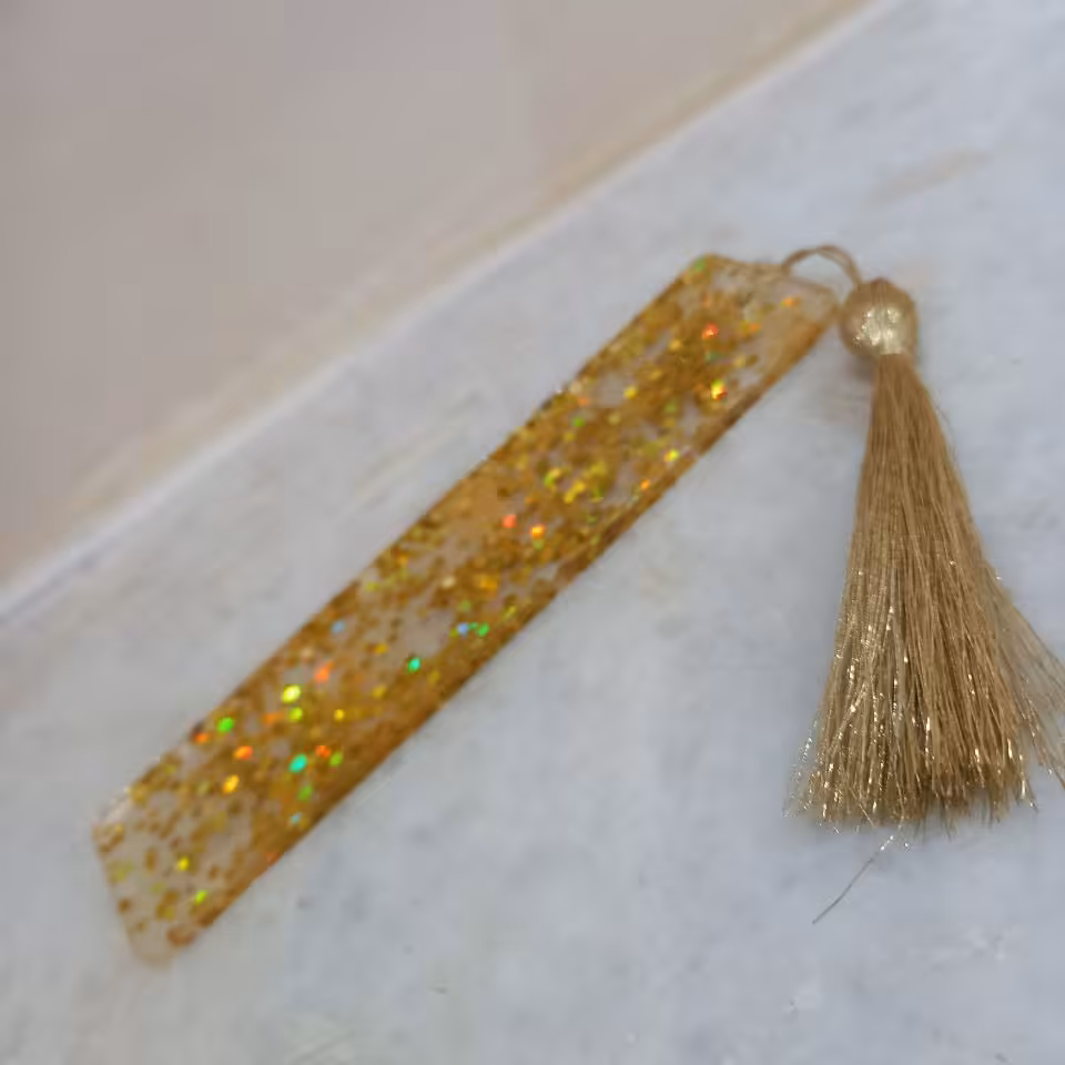 بوکمارک رزین طلایی