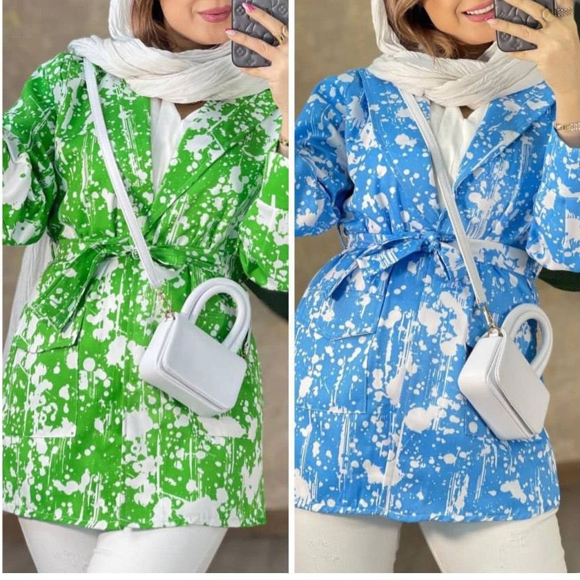 مانتو آبرنگی جدید زنانه