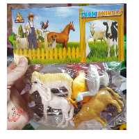 اسباب بازی باغ وحش حیوانات اهلی نیکی به قیمت کارخانه و عمده - 5 عددی