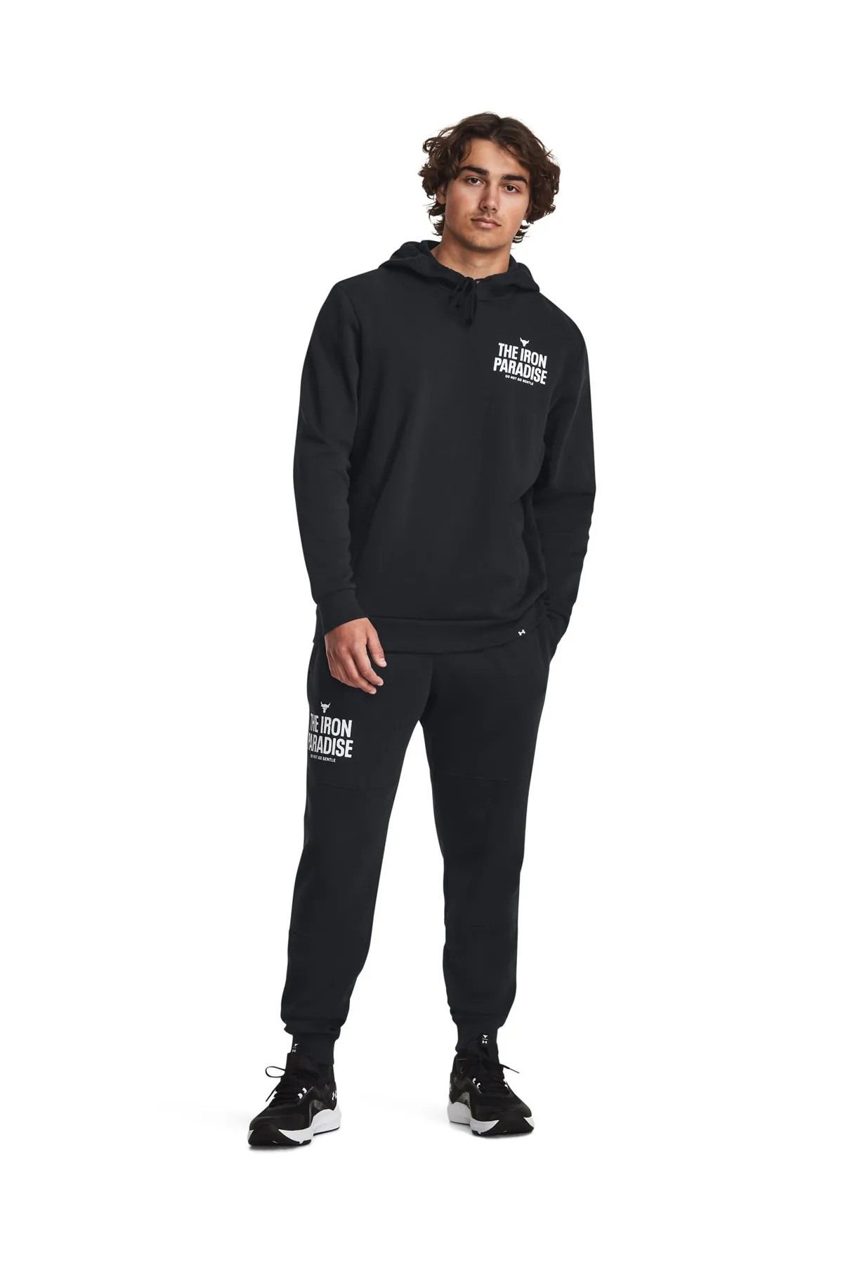 سویشرت ورزشی مشکی مردانه پروژه رقیب راک اورجینال Under Armour